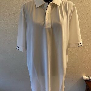 Nwot Men’s size large PGA authentic polo shirt white